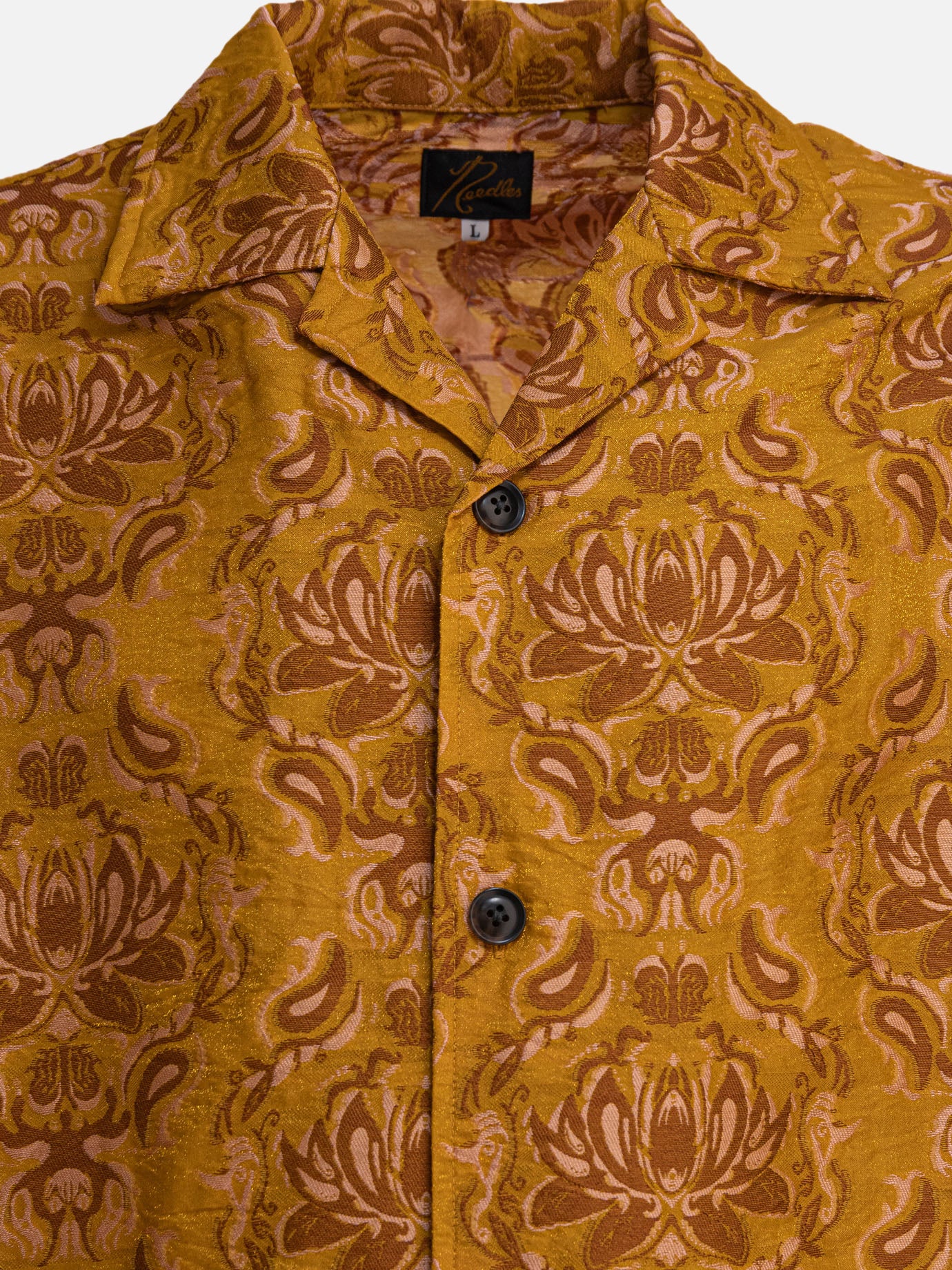 Needles Shirt &quot;Cabana&quot; 18444016_S Yellow thumbnail_3