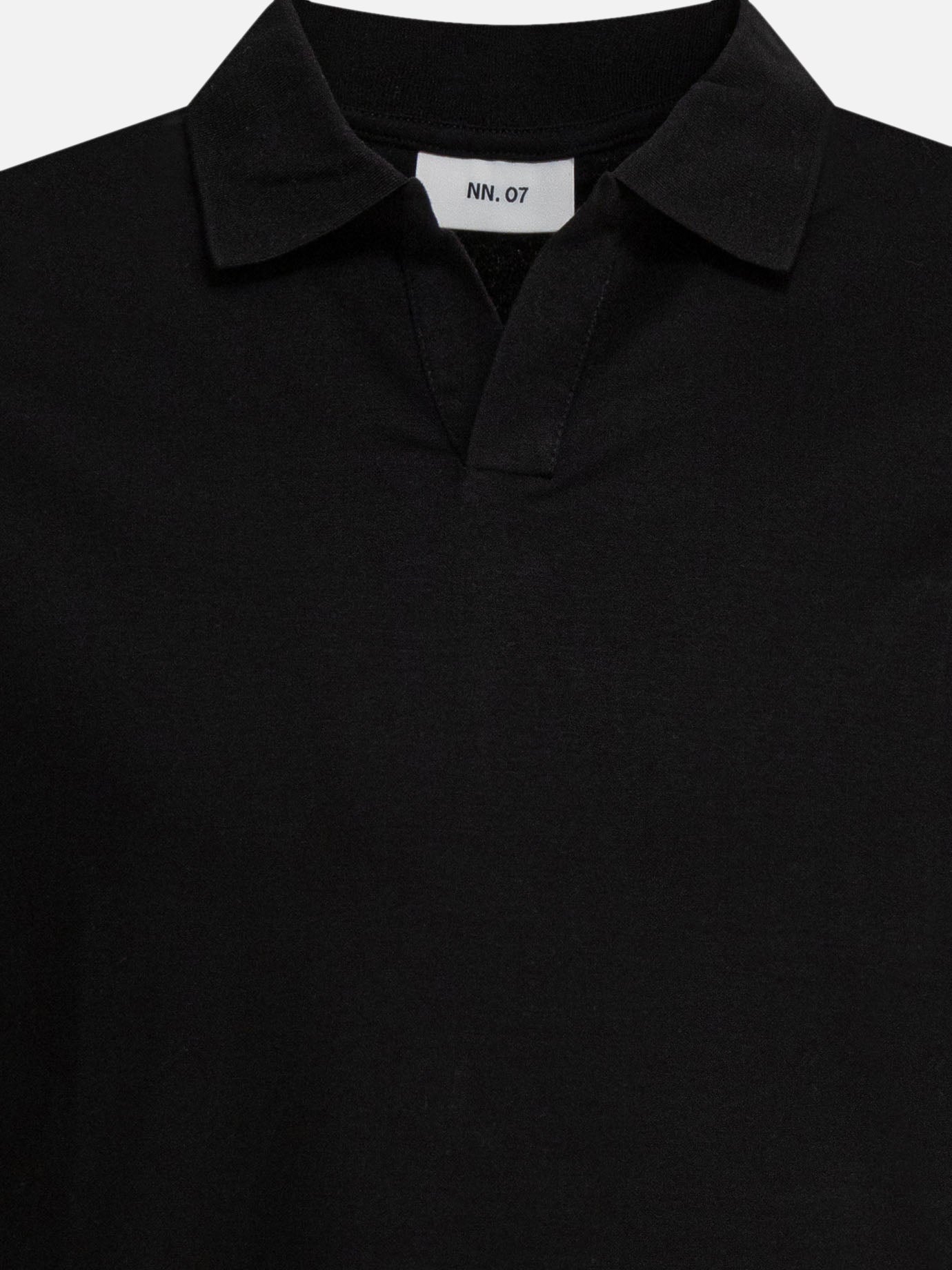 Polo senza bottoni Solid colour  Nero - NN.07 Uomo | PDP | VIETTI Online Store | Zoom-Modal_3
