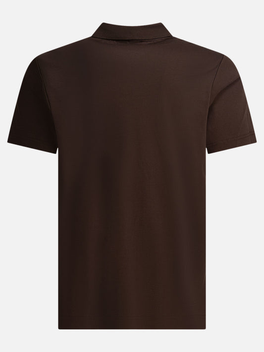 Polo senza bottoni Solid colour  Marrone - NN.07 Uomo | VIETTI Online Store | 2
