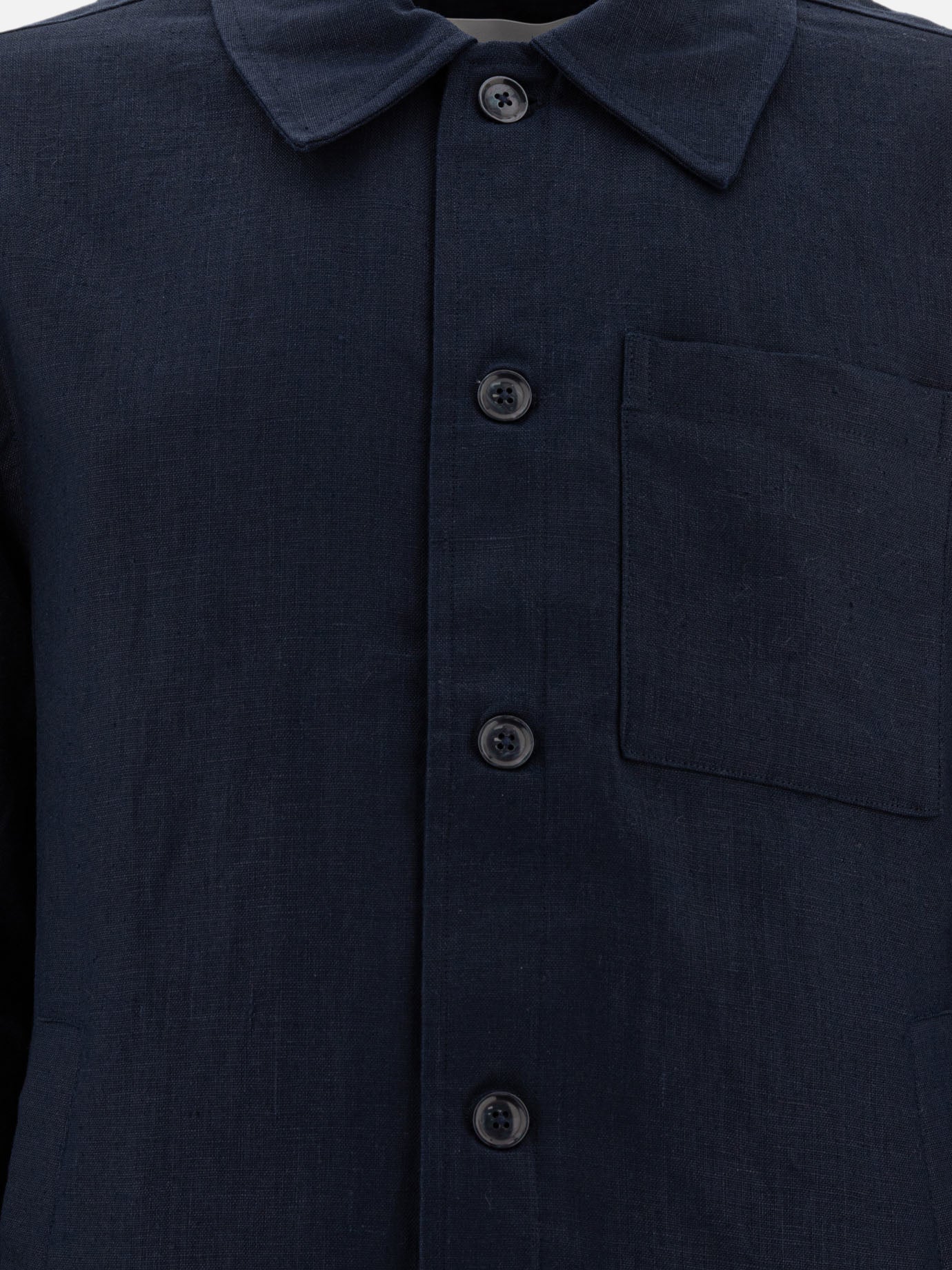 Giacche overshirt Solid colour  Blu - NN.07 Uomo | PDP | VIETTI Online Store | thumbnail_3
