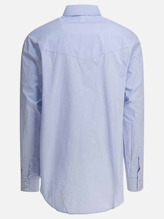 Camicie casual Solid colour  Azzurro - NN.07 Uomo | VIETTI Online Store | 2

