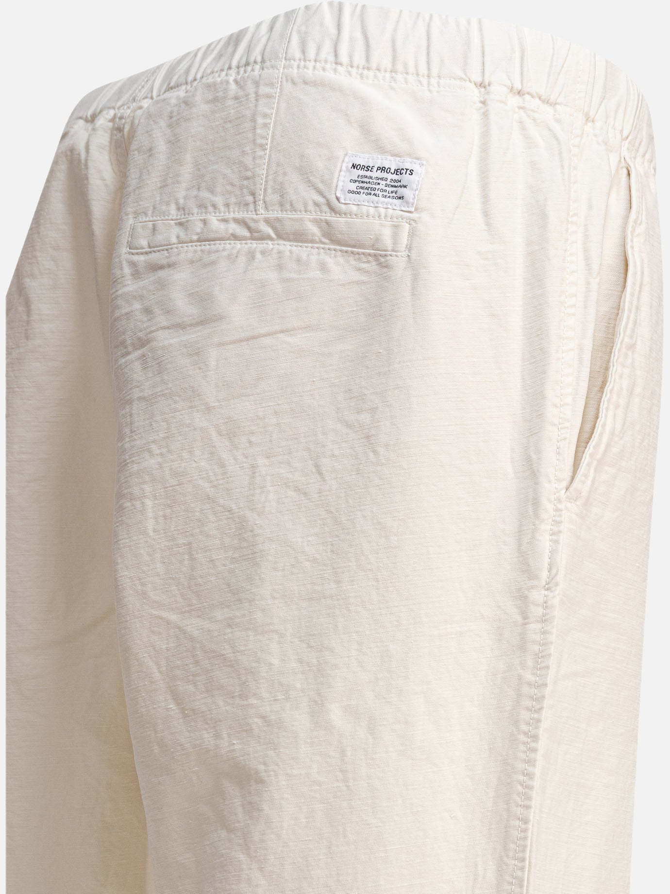 Norse Projects Pantaloni &quot;Ezra&quot; 18874290_S White thumbnail_4