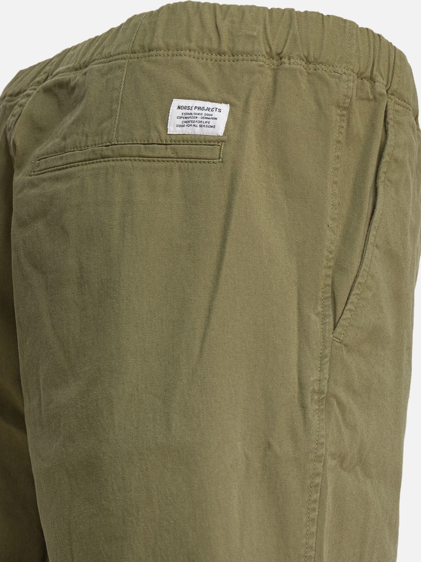 Short cinque tasche Solid colour  Verde - Norse Projects Uomo | PDP | VIETTI Online Store | thumbnail_4