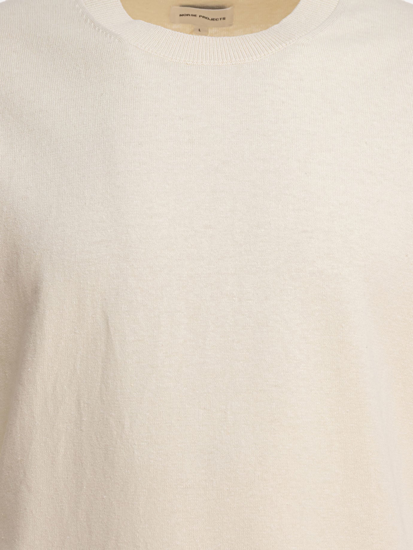T-shirt girocollo Solid colour  Beige - Norse Projects Uomo | PDP | VIETTI Online Store | thumbnail_3