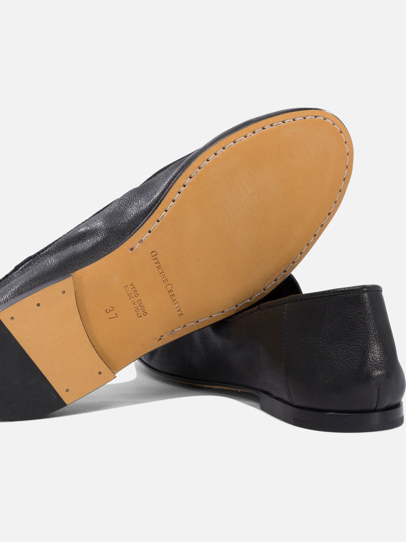 Mocassini 100% leather - 100% leather  Nero - Officine Creative Donna | PDP | VIETTI Online Store | Zoom-Modal_5
