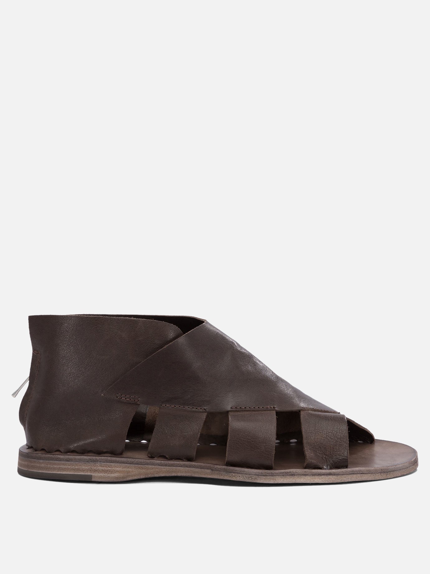 Flat sandals 100% leather - 100% leather  Brown - Officine Creative Women | PDP | VIETTI Online Store | Zoom-Modal
