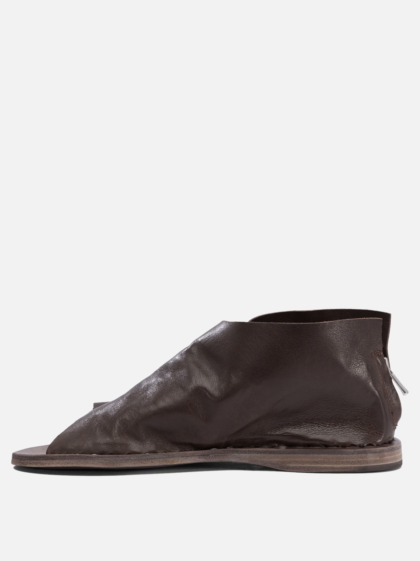 Flat sandals 100% leather - 100% leather  Brown - Officine Creative Women | PDP | VIETTI Online Store | Zoom-Modal_3

