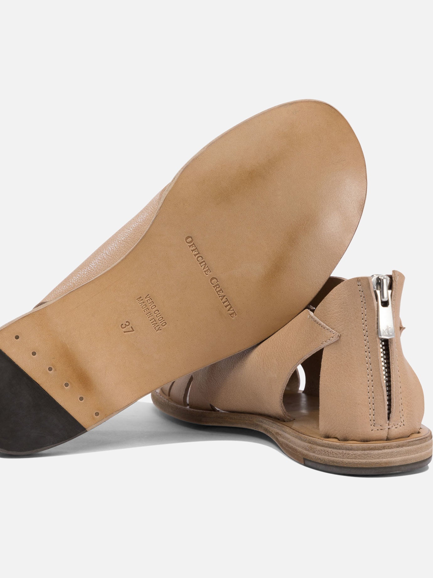 Officine Creative &quot;Itaca&quot; Fisherman sandals 15835639_36 Brown thumbnail_5