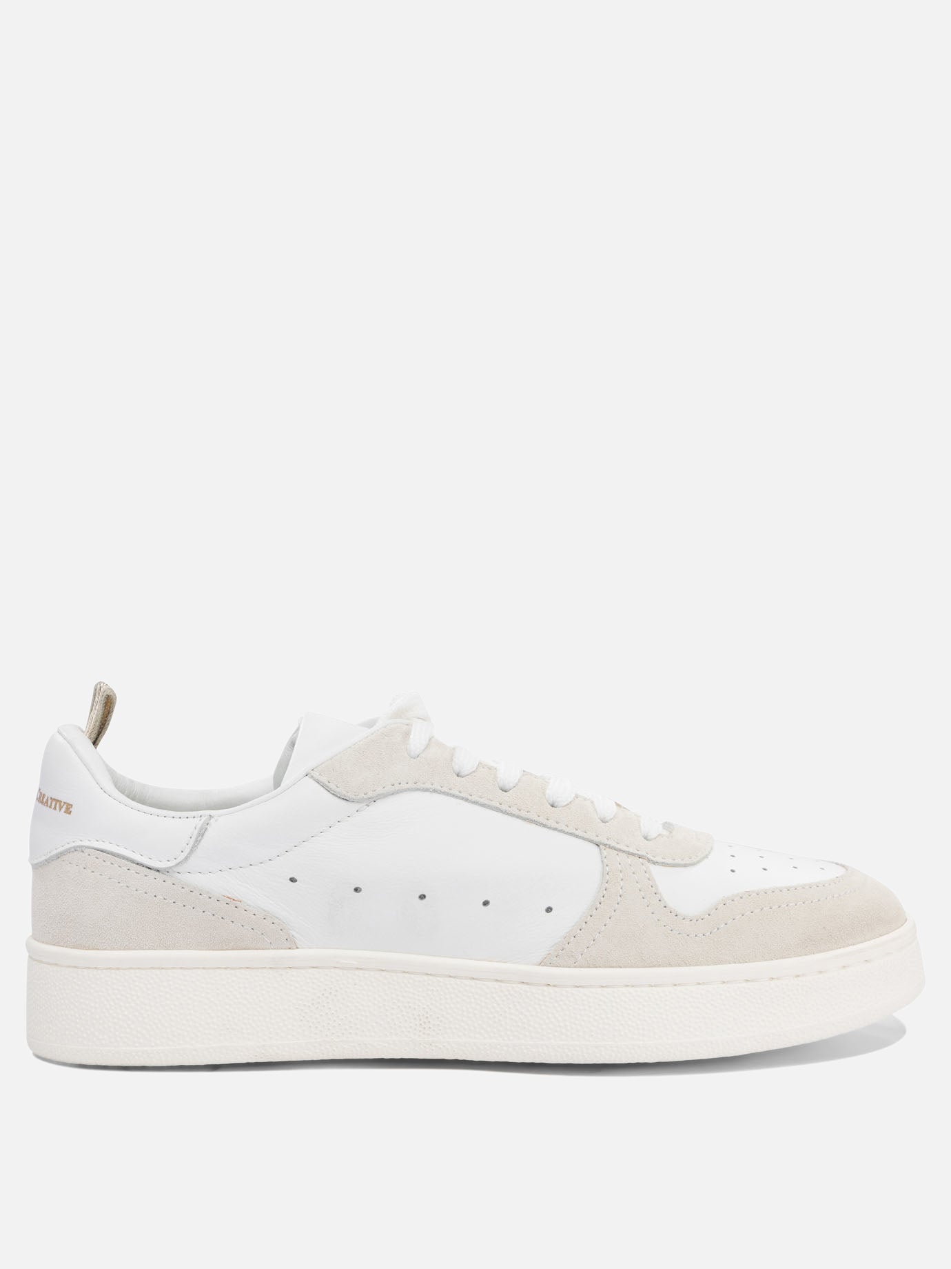 Sneaker basse 100% leather - 100% rubber  Bianco - Officine Creative Donna | PDP | VIETTI Online Store | thumbnail