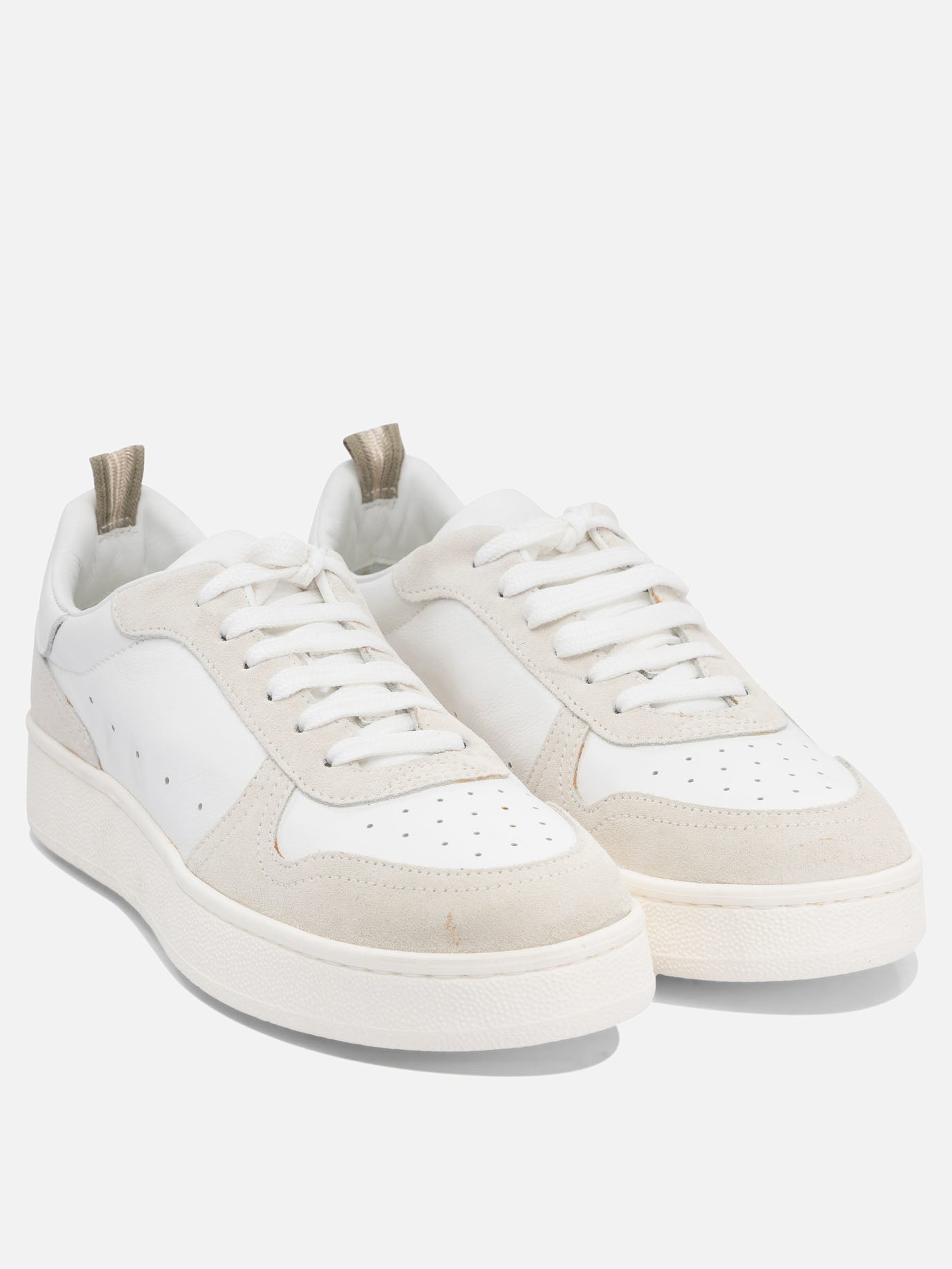 Sneaker basse 100% leather - 100% rubber  Bianco - Officine Creative Donna | PDP | VIETTI Online Store | thumbnail_2