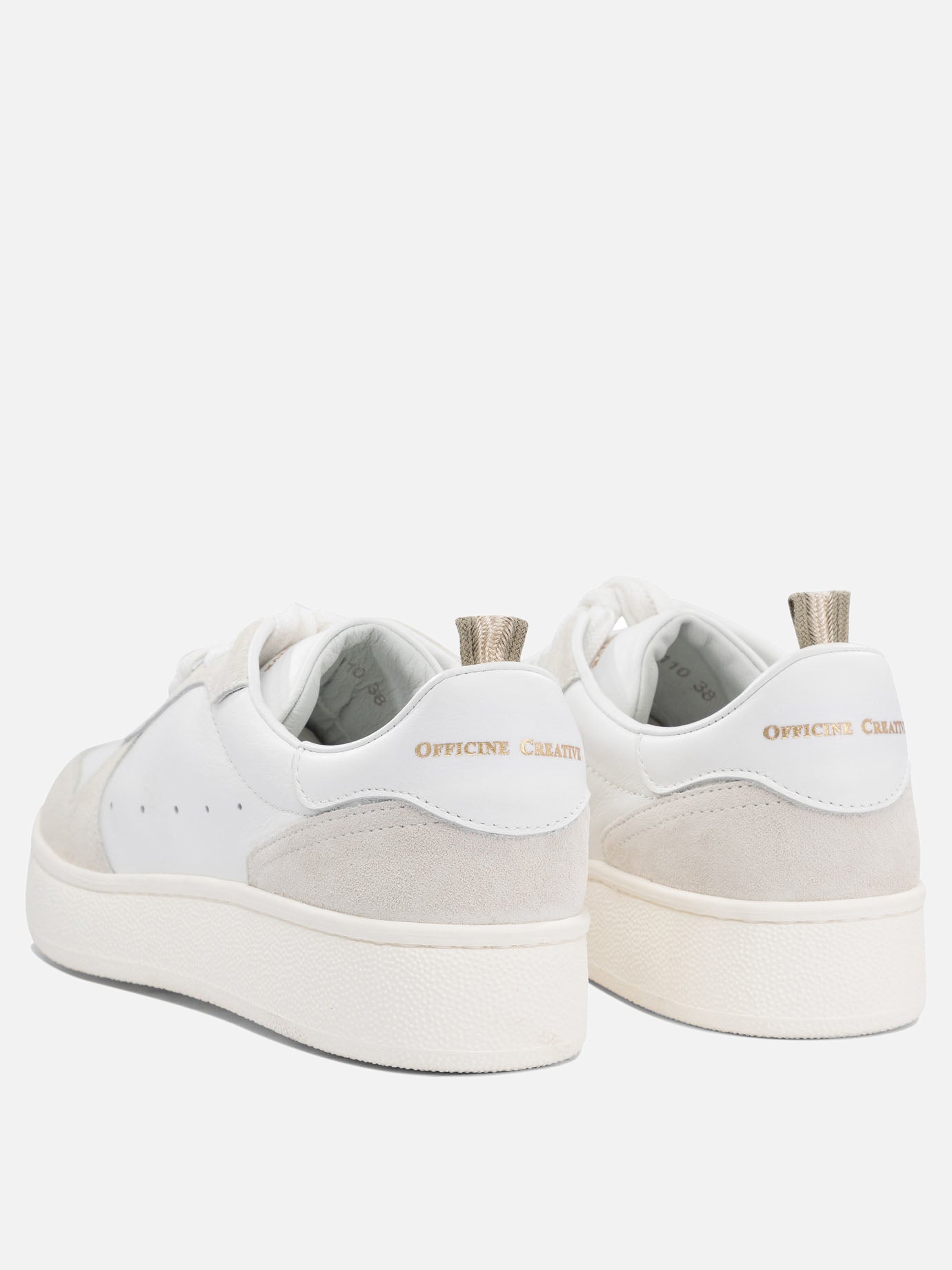 Sneaker basse 100% leather - 100% rubber  Bianco - Officine Creative Donna | PDP | VIETTI Online Store | Zoom-Modal_4

