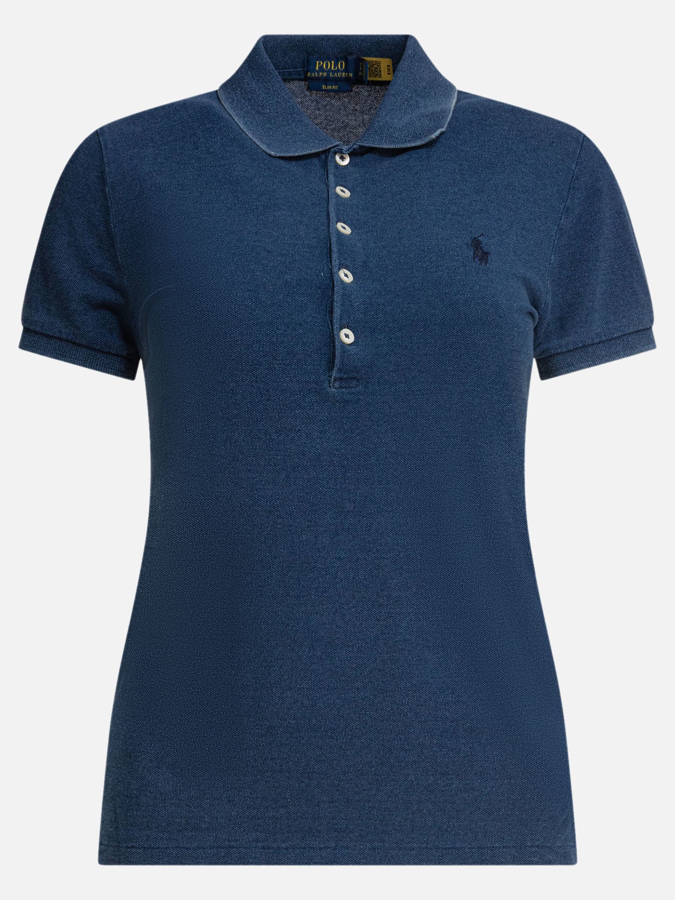 Polo con bottoni Logo  Blu - Polo Ralph Lauren Donna | PDP | VIETTI Online Store | Zoom-Modal
