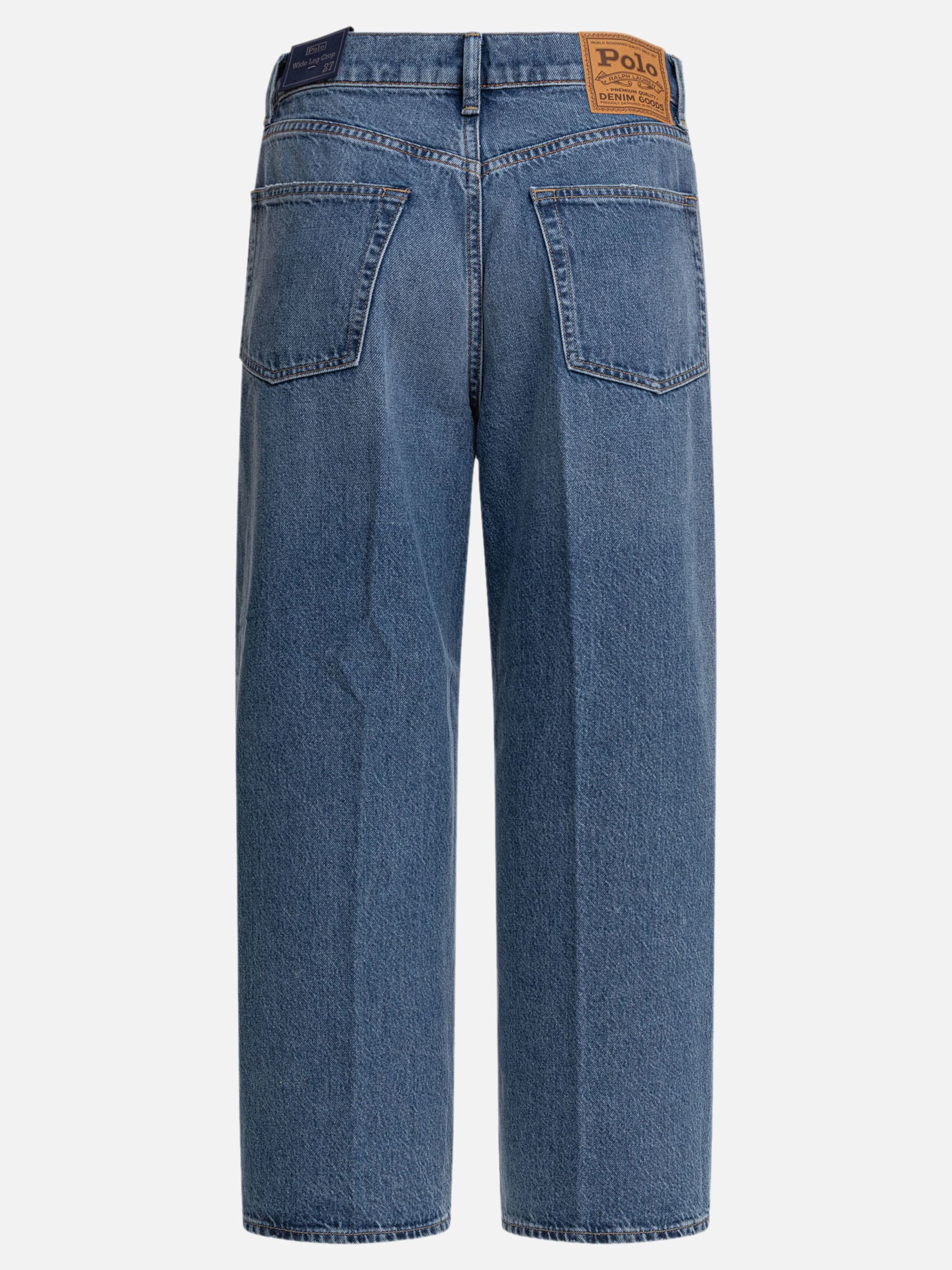 Wide-leg jeans Denim  Light blue - Polo Ralph Lauren Women | PDP | VIETTI Online Store | thumbnail_2