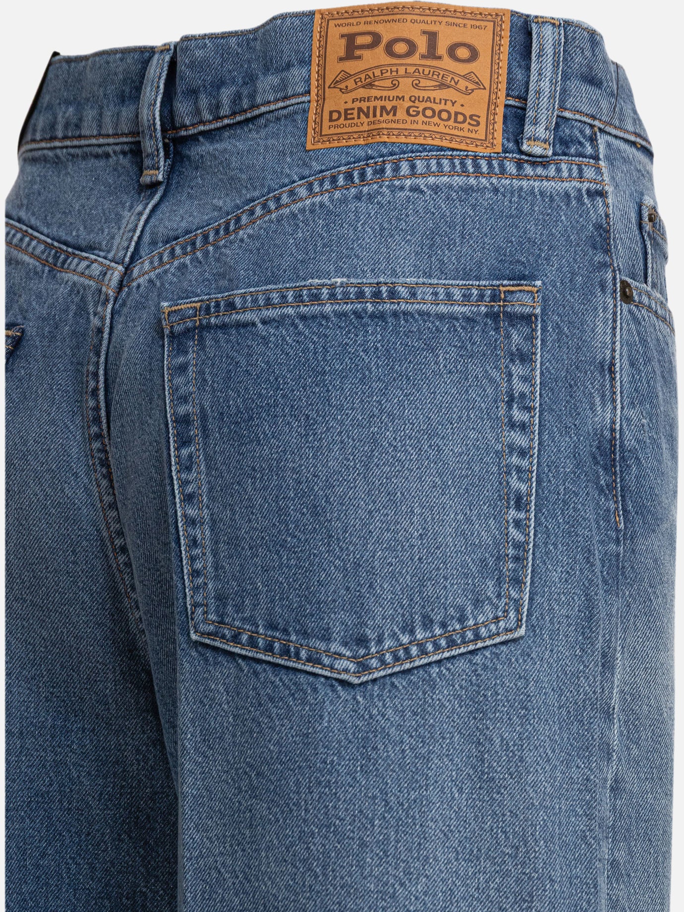 Wide-leg jeans Denim  Light blue - Polo Ralph Lauren Women | PDP | VIETTI Online Store | Zoom-Modal_4
