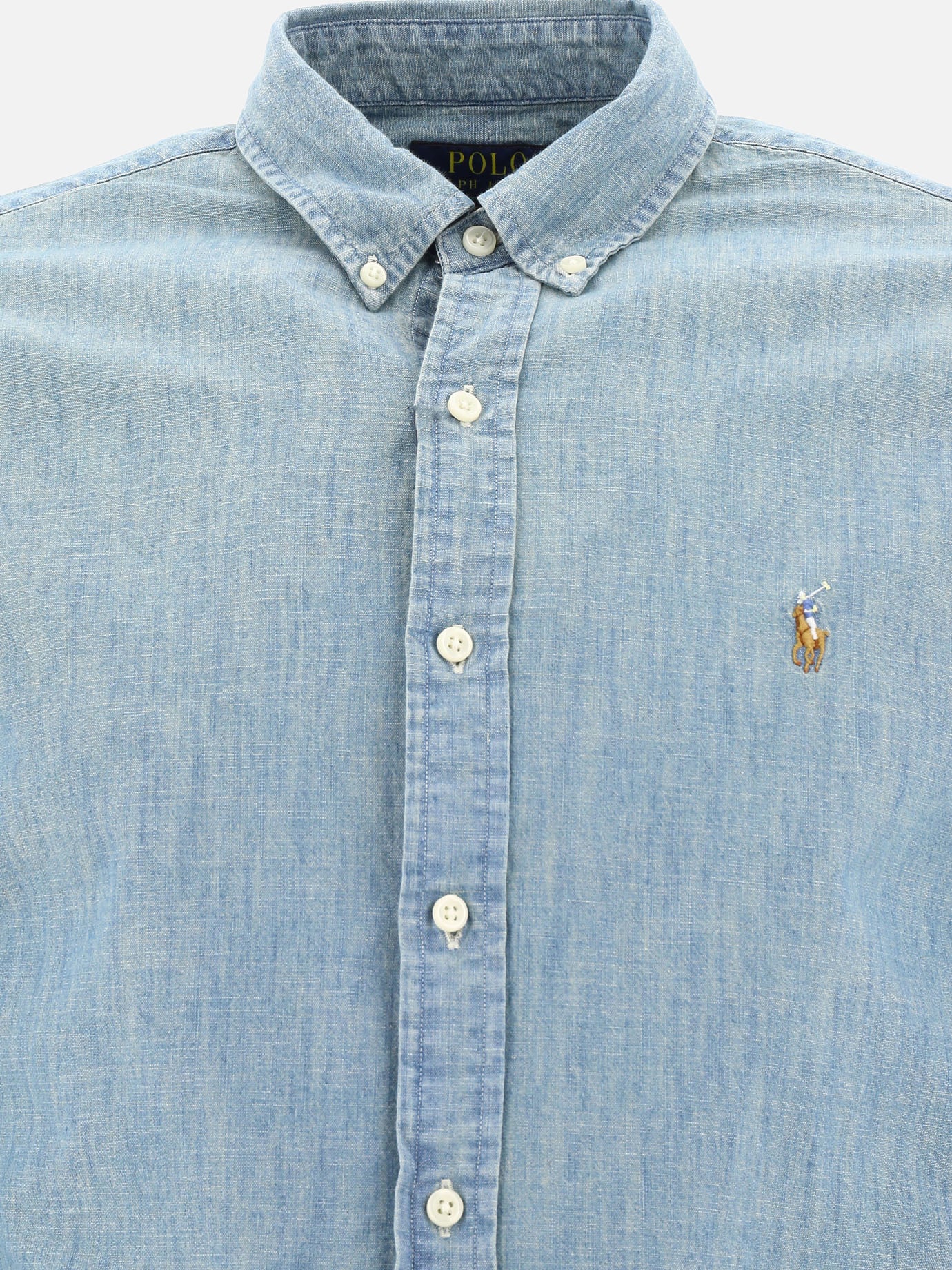 Camicie casual Denim  Azzurro - Polo Ralph Lauren Uomo | PDP | VIETTI Online Store | thumbnail_3