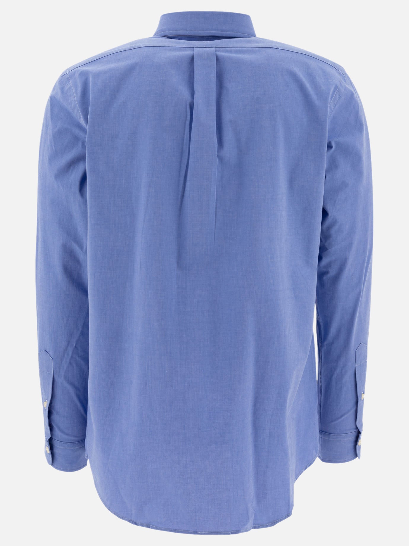 Polo Ralph Lauren Custom-fit stretch poplin shirt 12675402_S Blue thumbnail_2