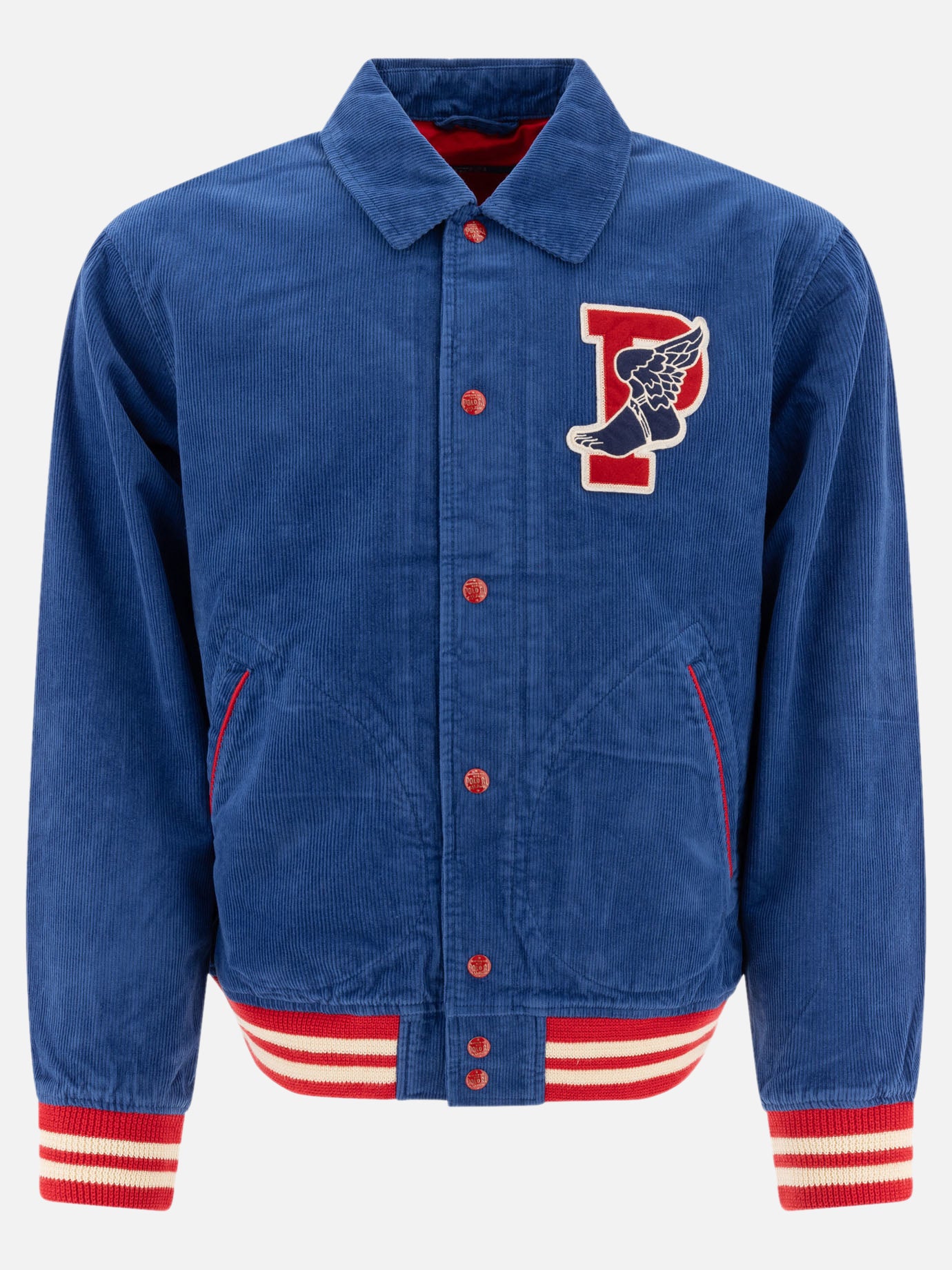 Bomber Logo  Blu - Polo Ralph Lauren Uomo | PDP | VIETTI Online Store | Zoom-Modal
