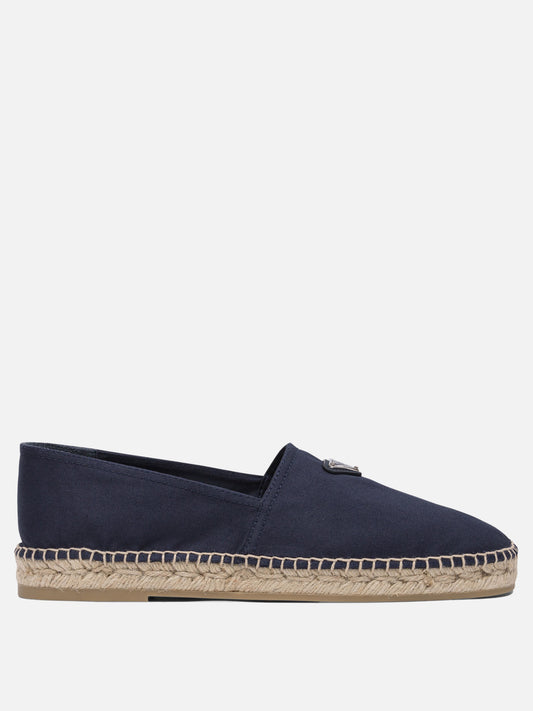 Prada Espadrillas in cotone 10104513_8 Blue 1