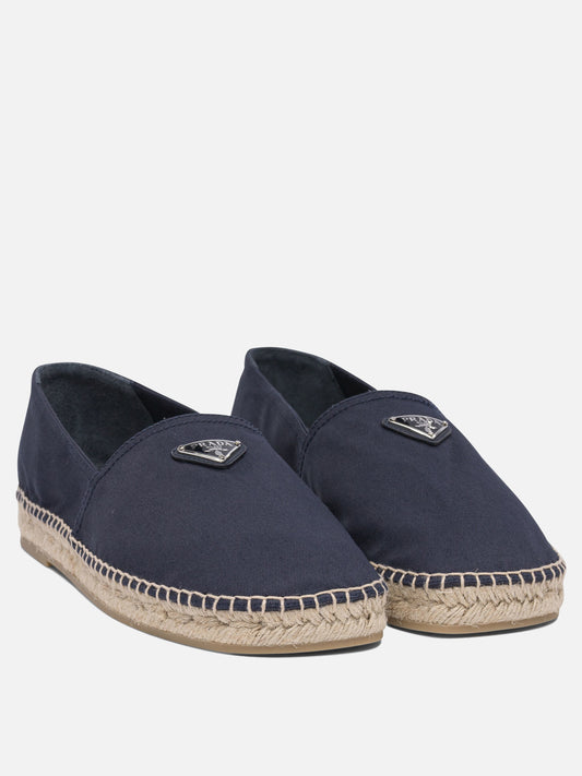 Prada Espadrillas in cotone 10104513_8 Blue 2