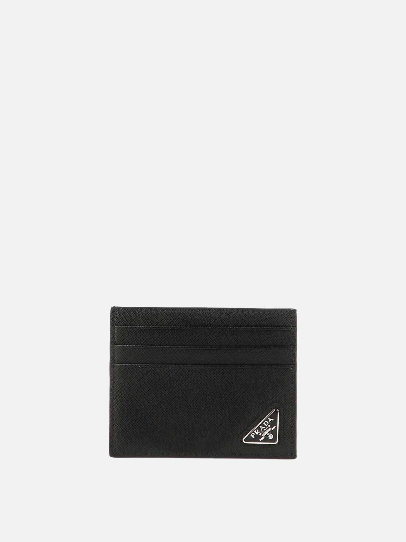 Prada Saffiano card holder Black