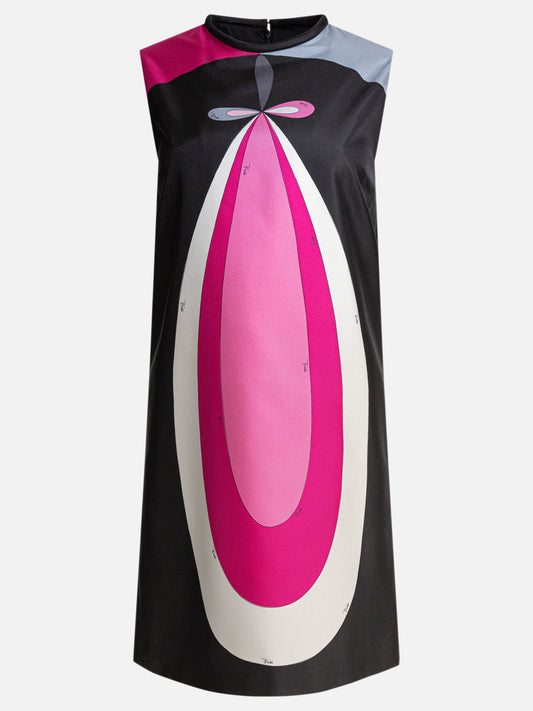 Pucci Abito in seta con stampa Maddalena 11466155_40 Pink 1
