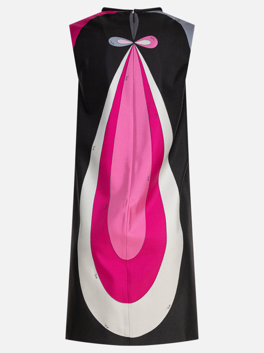 Pucci Abito in seta con stampa Maddalena 11466155_40 Pink 2