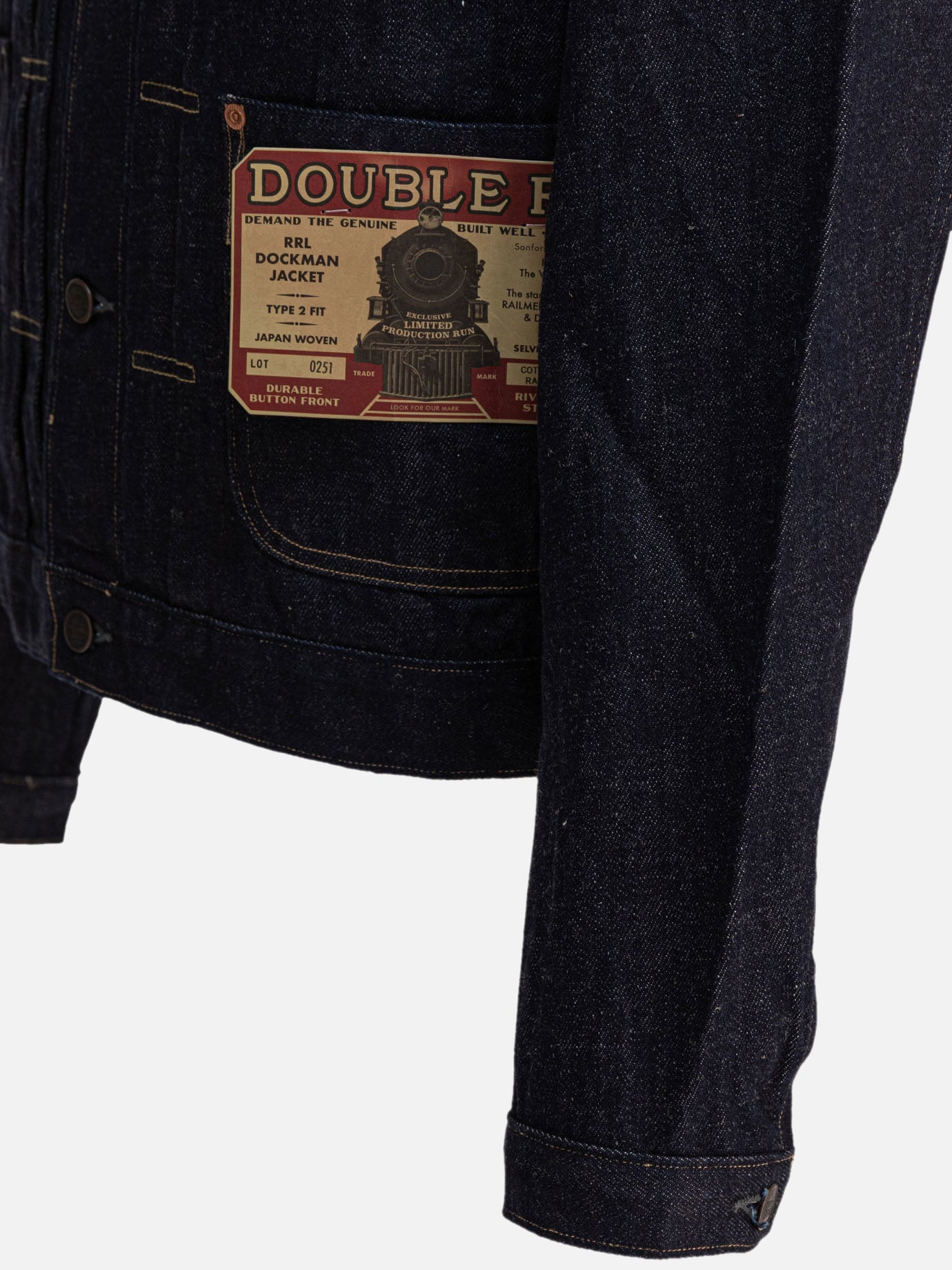 Giacche in denim Denim  Blu - RRL by Ralph Lauren Uomo | PDP | VIETTI Online Store | Zoom-Modal_4
