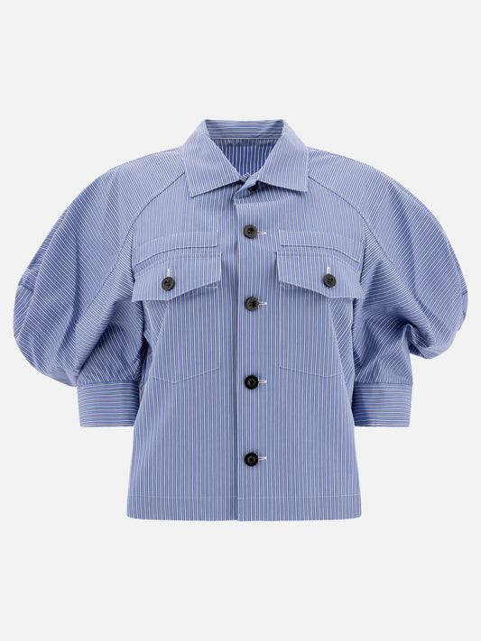 Sacai Cotton shirt 19901990_1 Blue 1