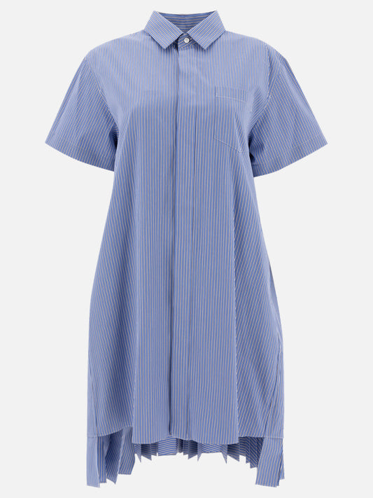 Sacai Shirt dress 18925248_1 Blue 1
