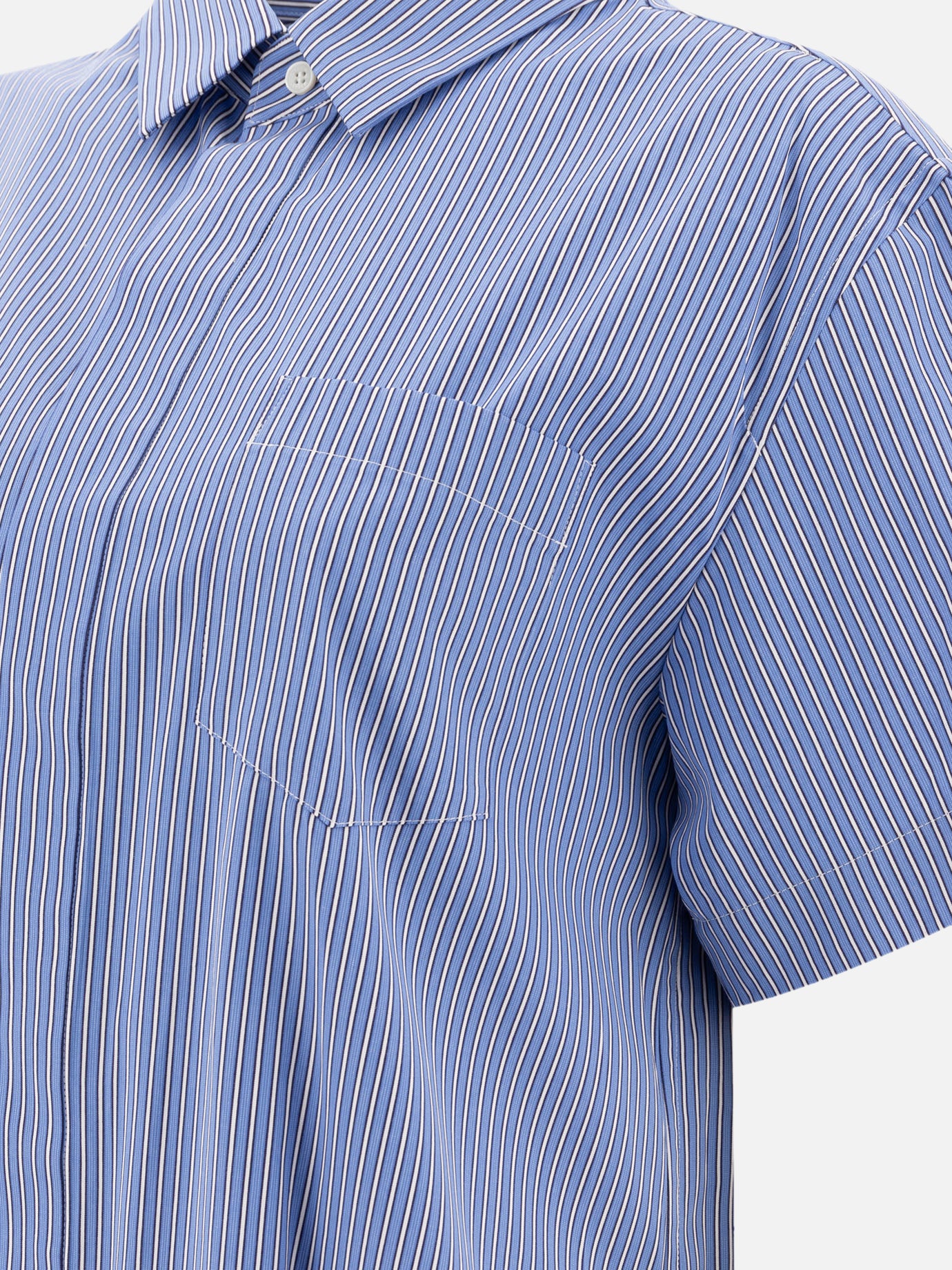 Sacai Shirt dress 18925248_1 Blue thumbnail_4
