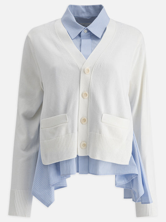 Sacai Shirt cardigan 15570404_1 White 1
