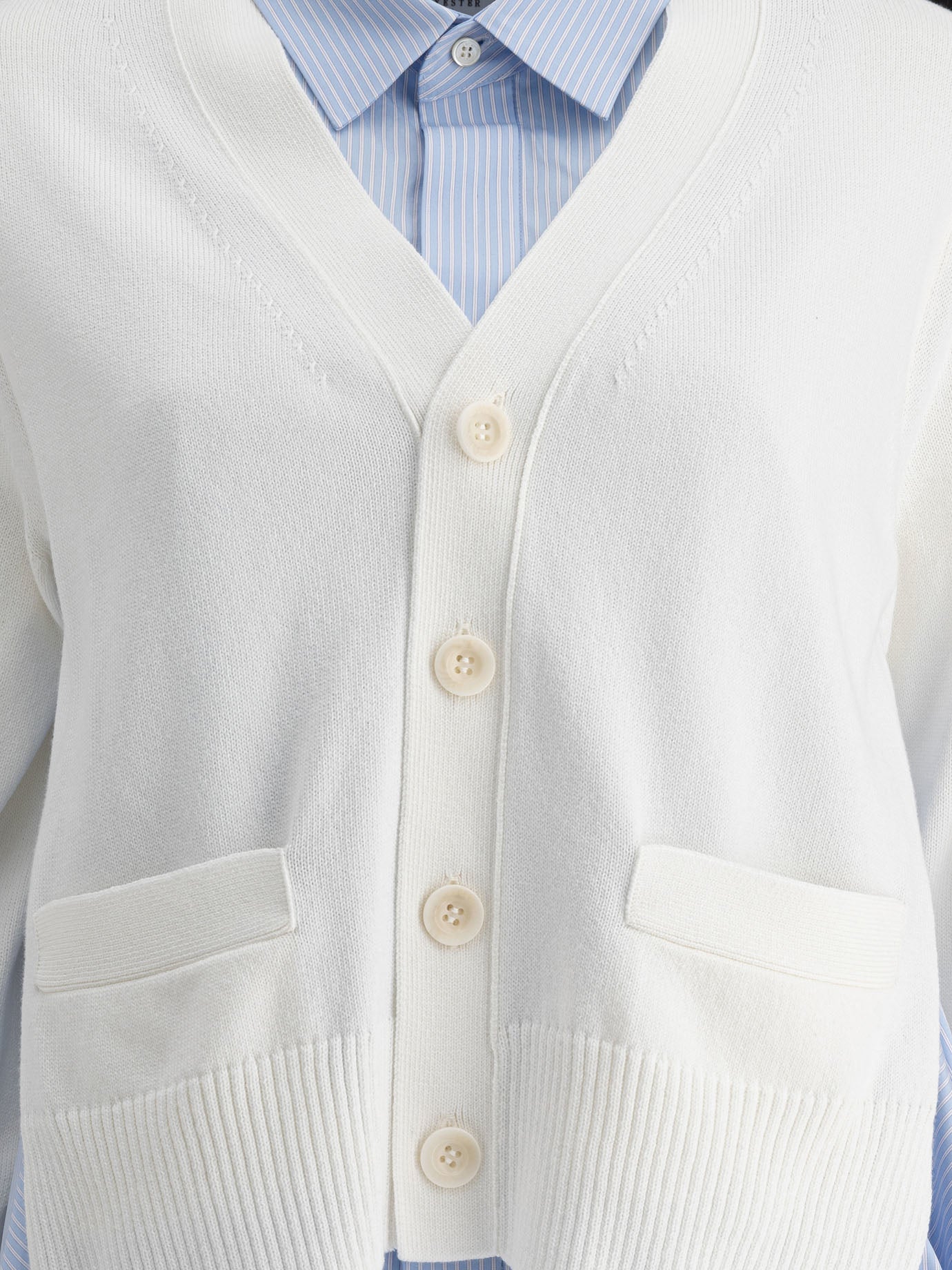 Sacai Shirt cardigan White