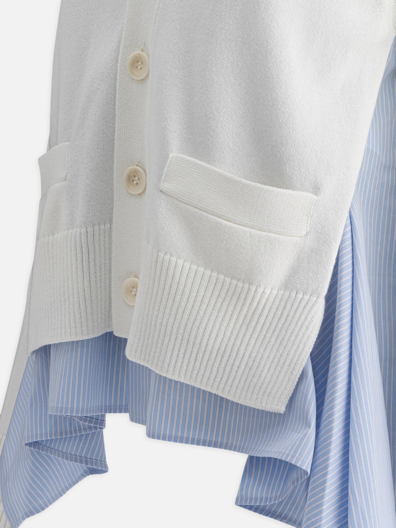 Sacai Shirt cardigan 15570404_1 White thumbnail_4