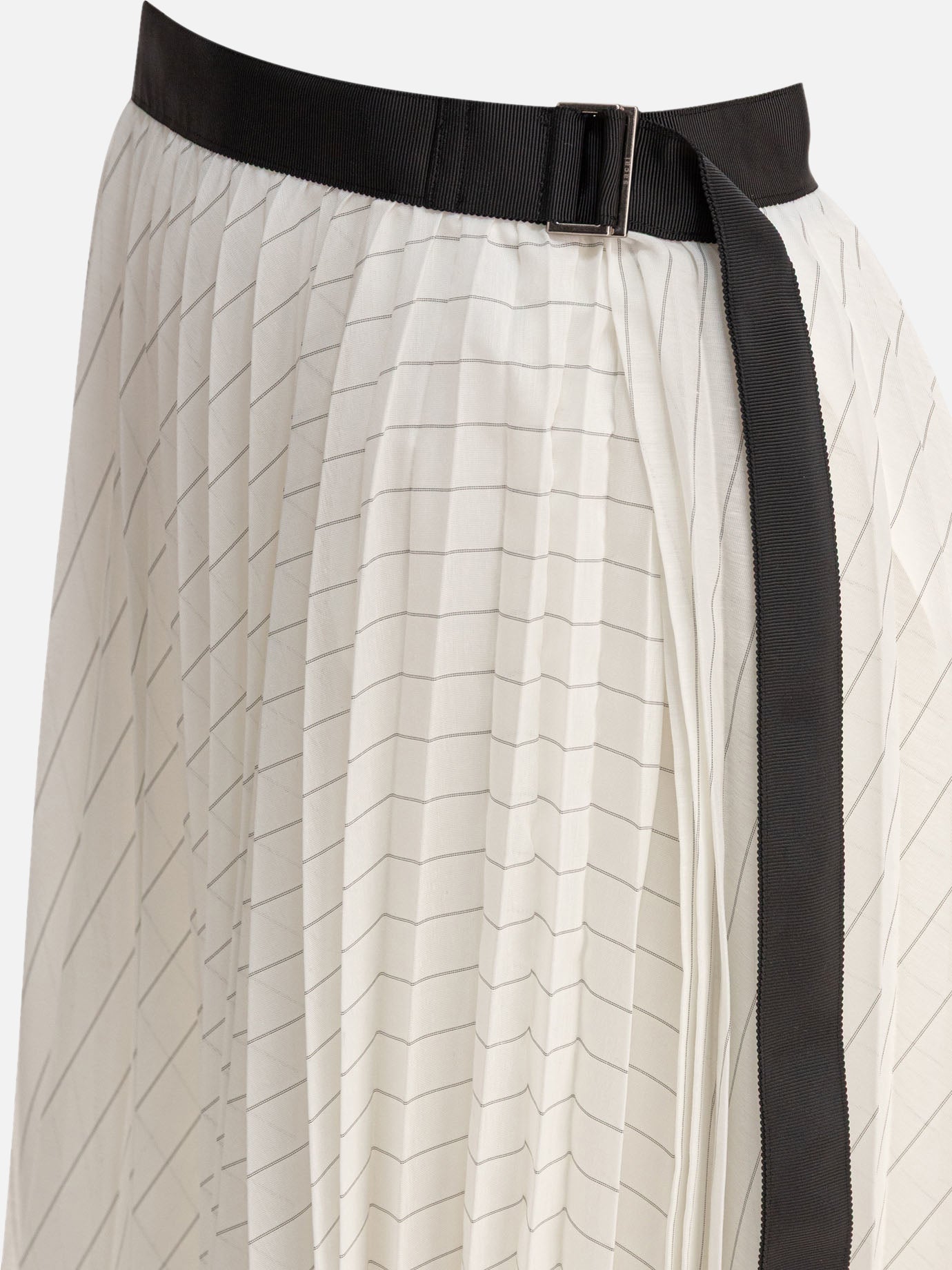 Sacai Pleated skirt White