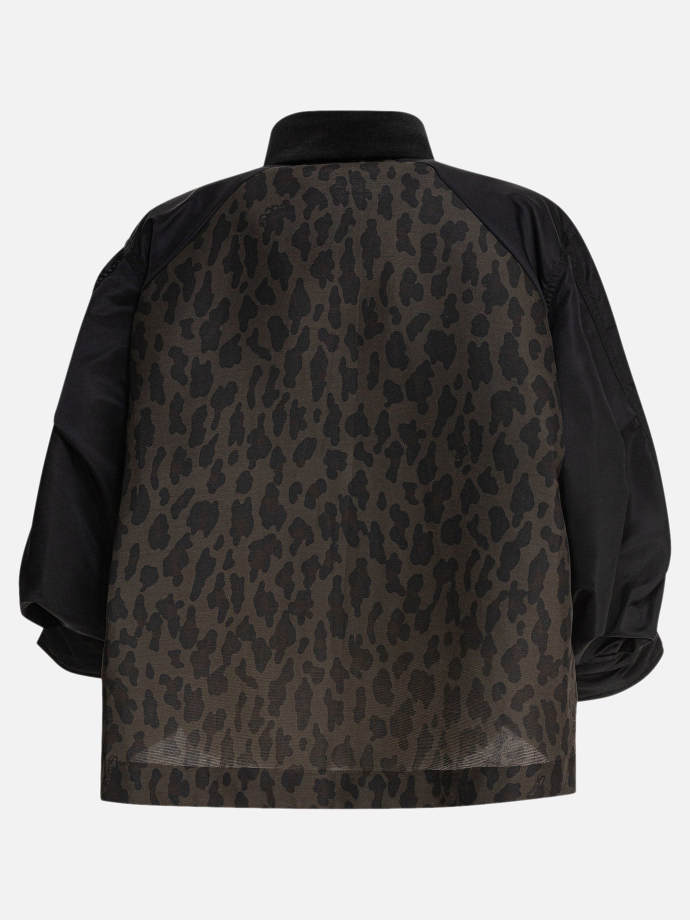 Giacche leggere & Trapuntate Animal print  Nero - Sacai Donna | PDP | VIETTI Online Store | thumbnail_2