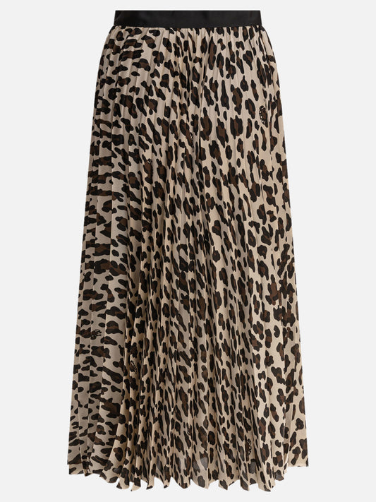 Sacai Leopard skirt 14897916_1 Beige 2