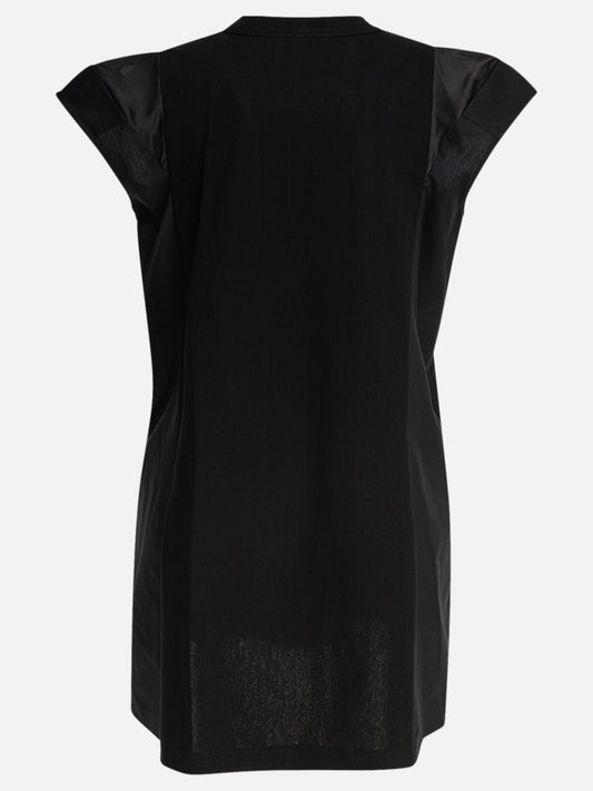 Sacai Cotton jersey dress 15356950_1 Black 2