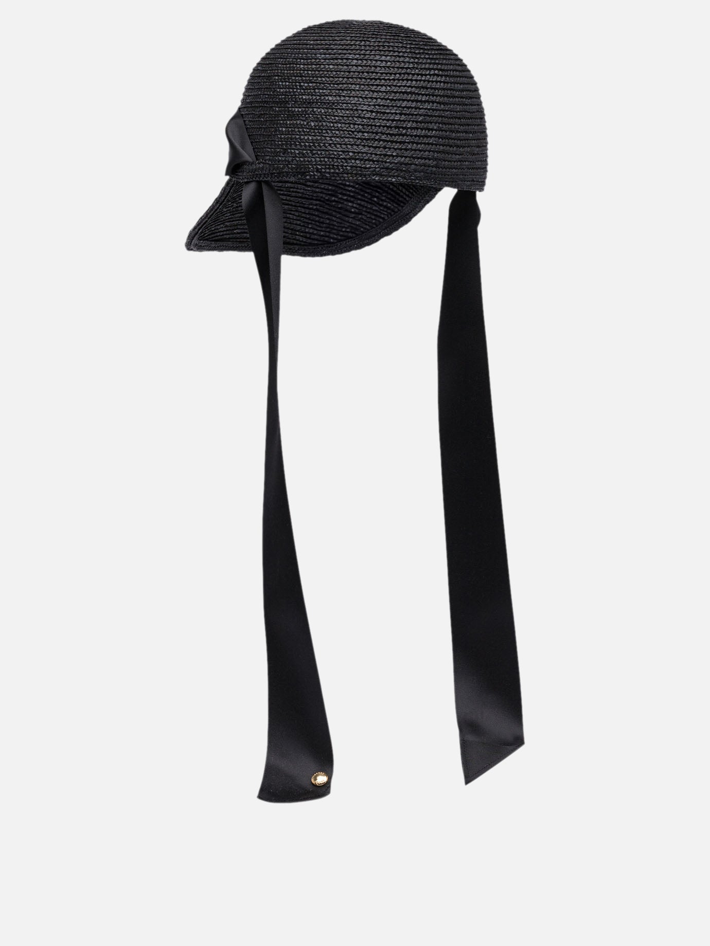 Cappelli da baseball 100% straw  Nero - Sacai Donna | PDP | VIETTI Online Store | thumbnail_3