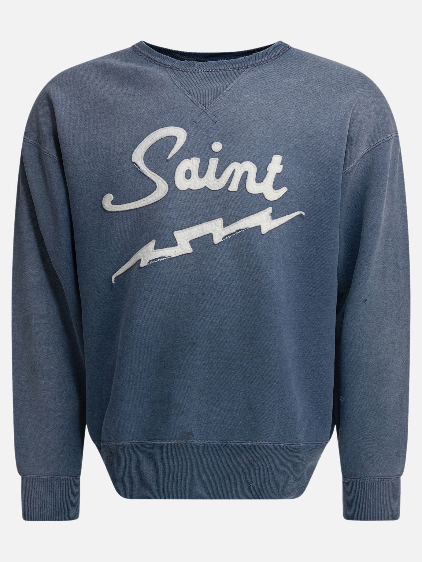 Felpe girocollo Logo  Blu - ©SAINT M×××××× Uomo | PDP | VIETTI Online Store | Zoom-Modal
