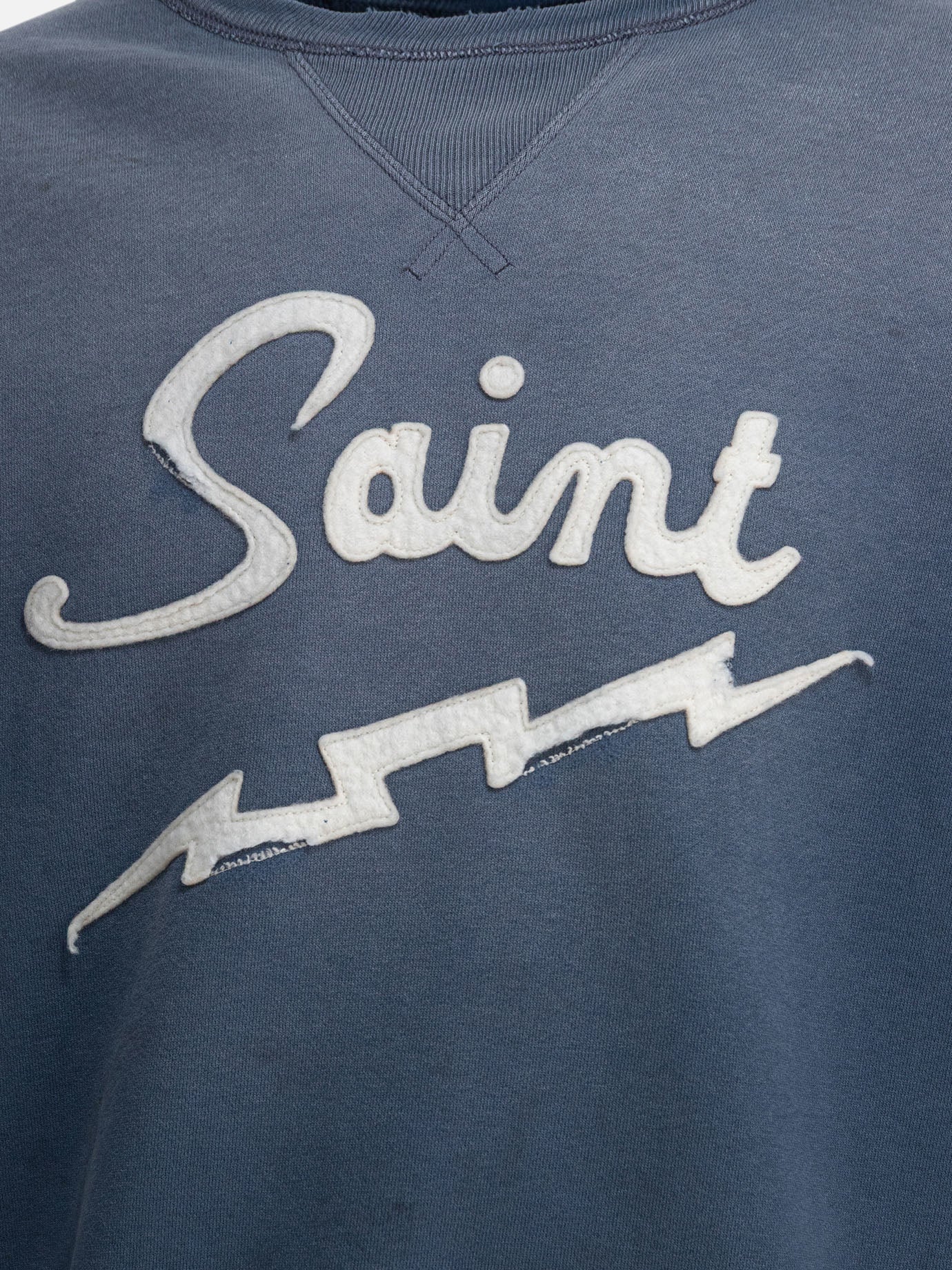 Felpe girocollo Logo  Blu - ©SAINT M×××××× Uomo | PDP | VIETTI Online Store | Zoom-Modal_3
