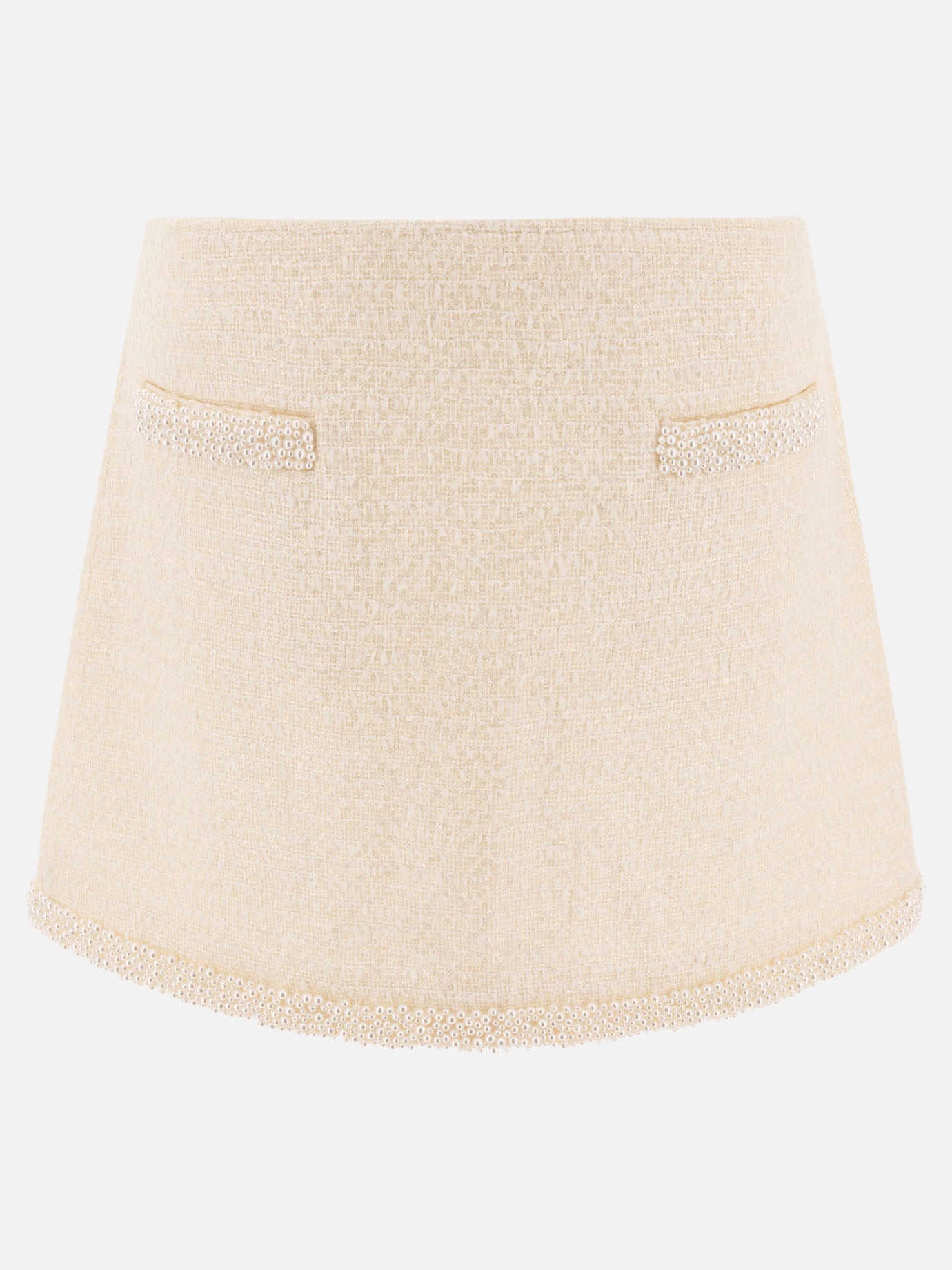 Minigonne Solid colour  Beige - Self-portrait Donna | PDP | VIETTI Online Store | Zoom-Modal

