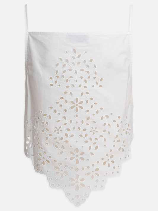 Top casual Embroidered  Bianco - Self-portrait Donna | PLP | VIETTI Online Store | 2
