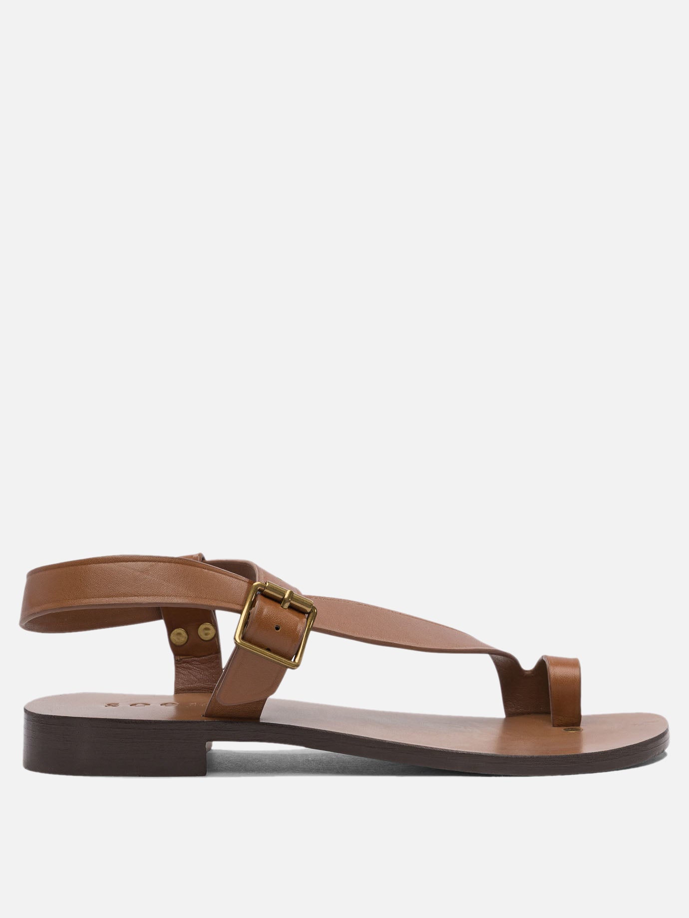 Sandali bassi 100% bovine leather - 100% leather  Marrone - Soeur Donna | PDP | VIETTI Online Store | Zoom-Modal
