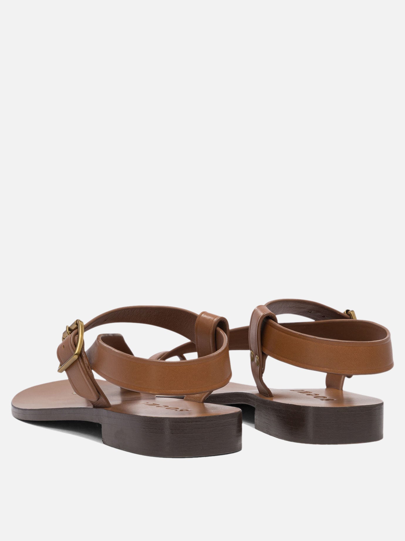 Sandali bassi 100% bovine leather - 100% leather  Marrone - Soeur Donna | PDP | VIETTI Online Store | Zoom-Modal_4
