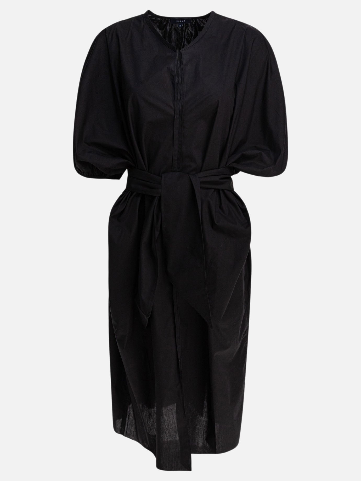 Abiti midi Solid colour  Nero - Soeur Donna | PDP | VIETTI Online Store | Zoom-Modal
