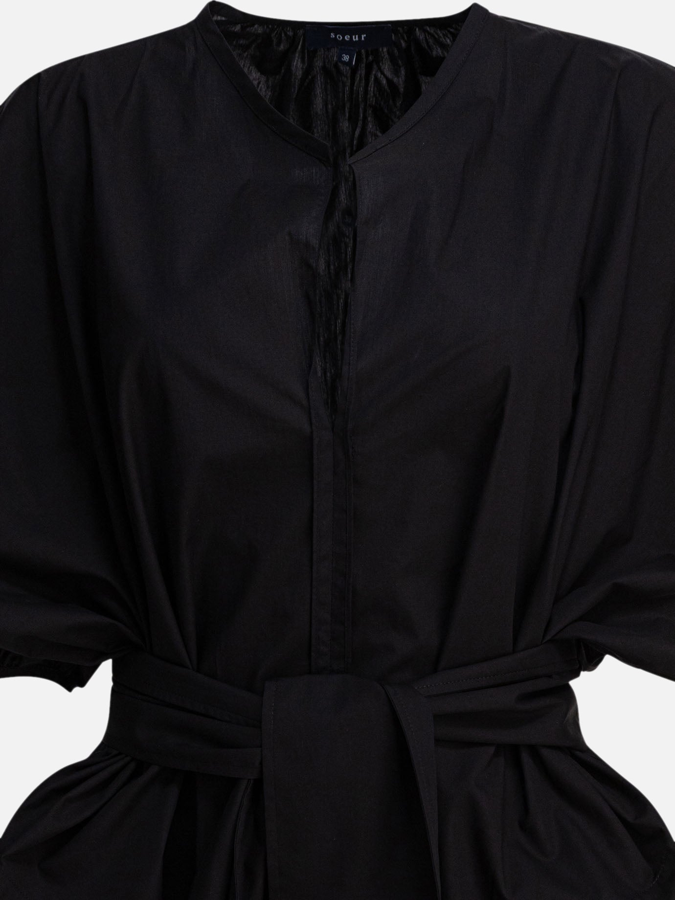 Abiti midi Solid colour  Nero - Soeur Donna | PDP | VIETTI Online Store | Zoom-Modal_3
