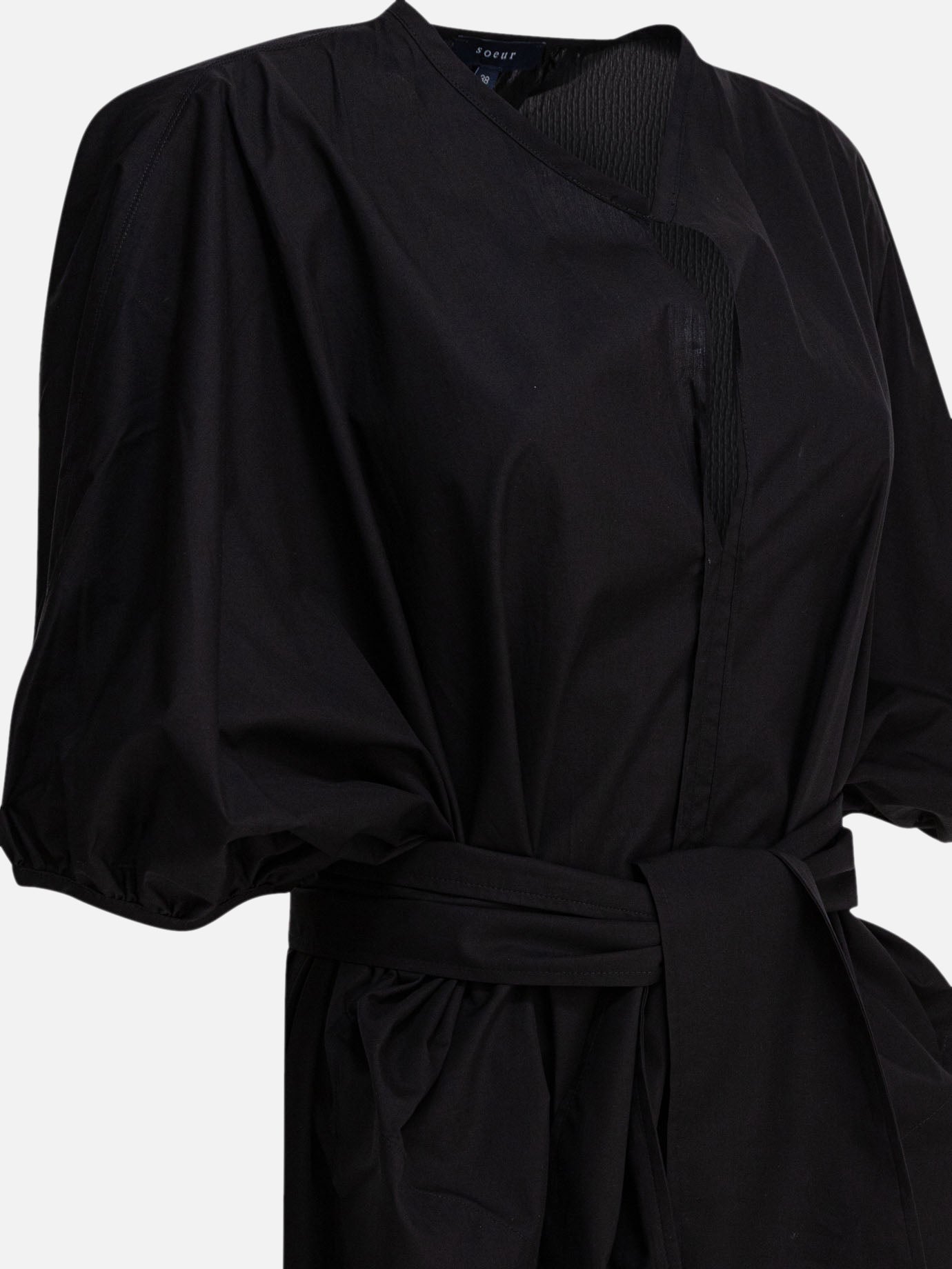 Abiti midi Solid colour  Nero - Soeur Donna | PDP | VIETTI Online Store | thumbnail_4