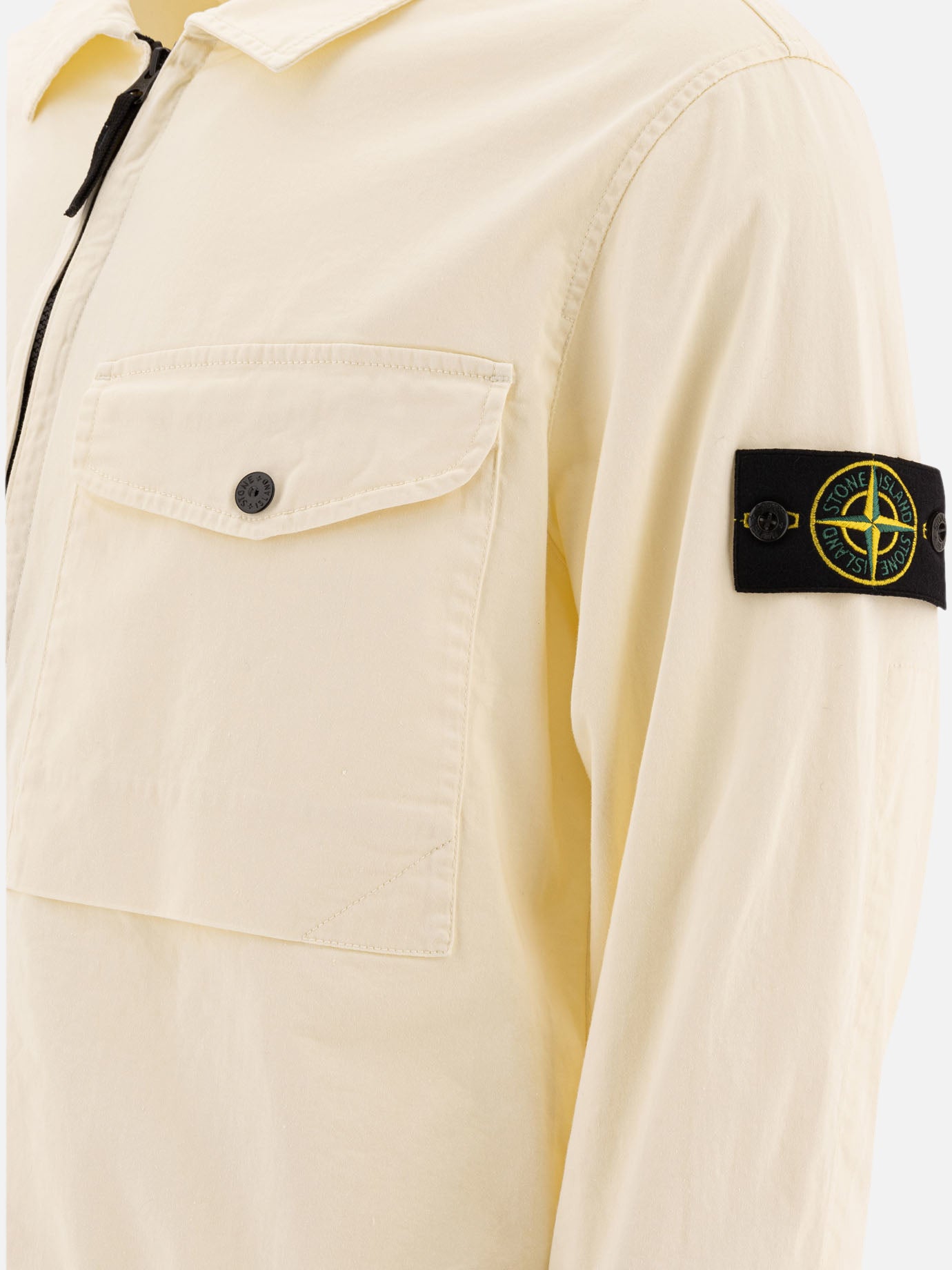 Overshirt jackets Logo  Yellow - Stone Island Men | PDP | VIETTI Online Store | Zoom-Modal_4
