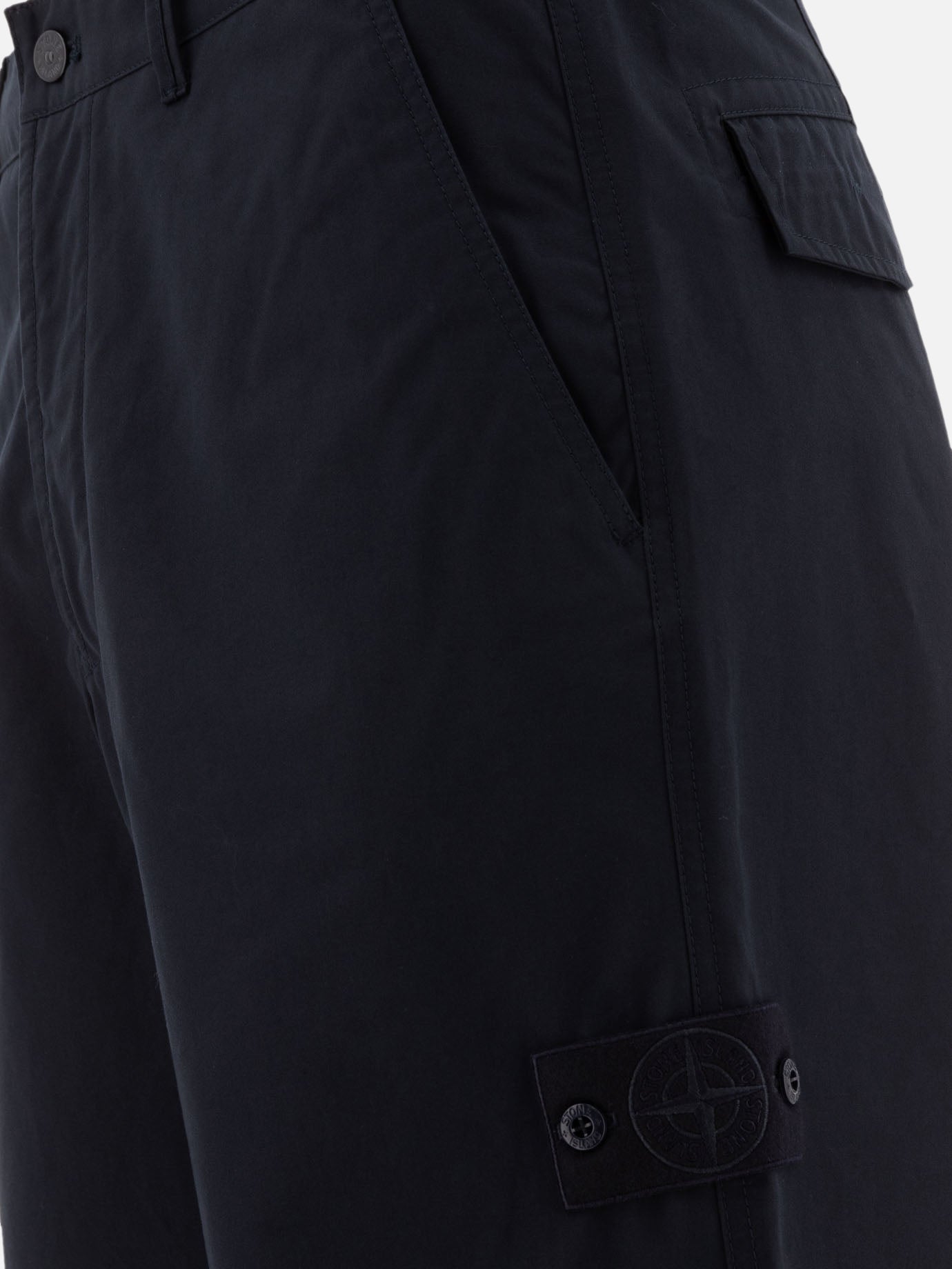 Stone Island Pantaloni chino watherproof 13756685_30 Blue thumbnail_4