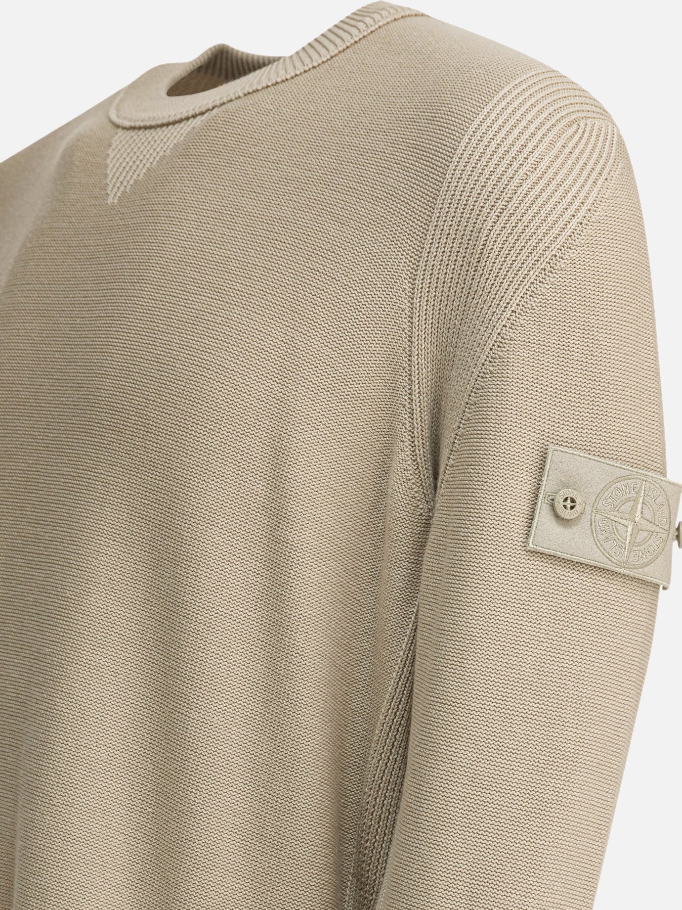 Stone Island Cotton cashmere crewneck sweater 10267539_M Beige thumbnail_4